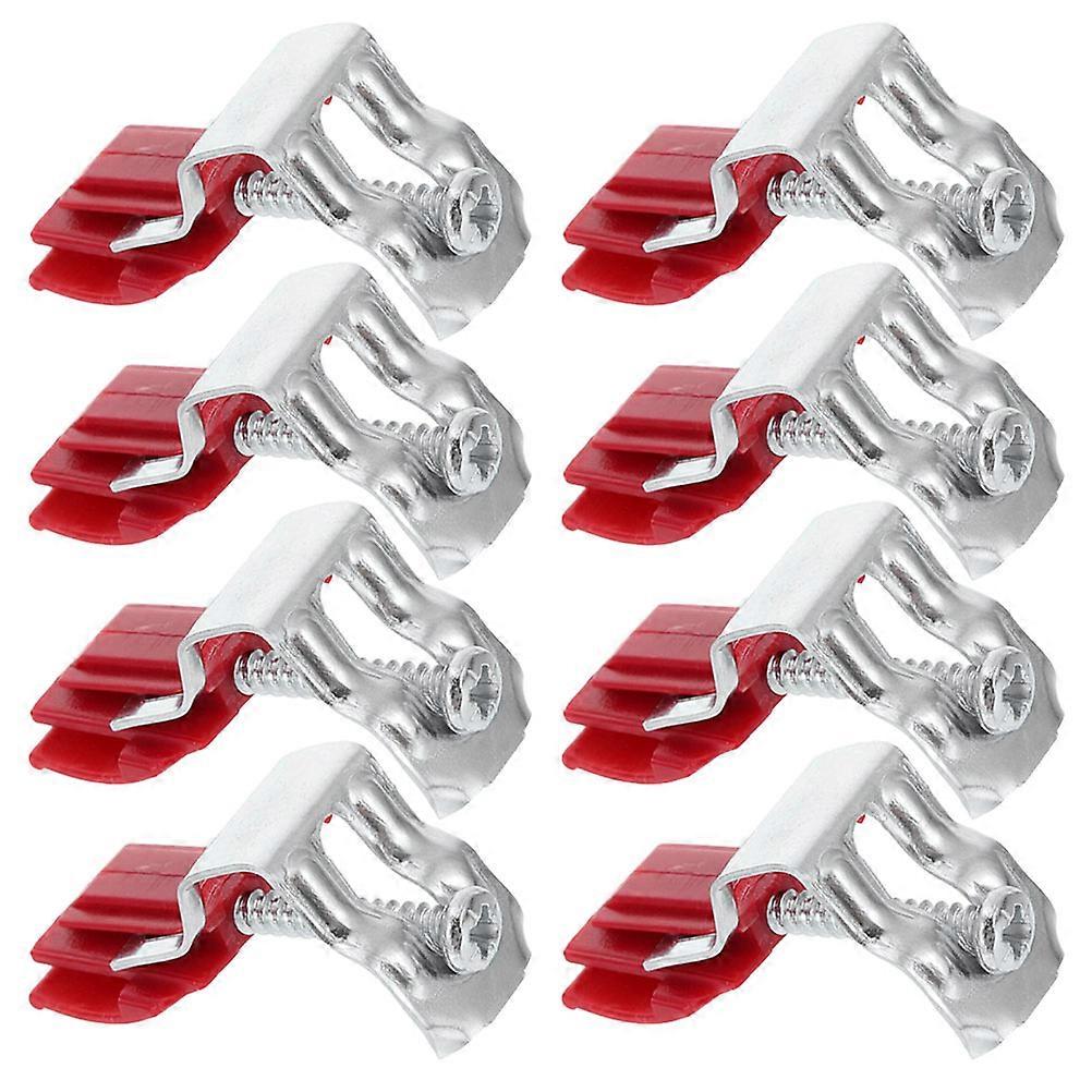 8pcs Kitchen Sink Mounting Clips Punch Free Support Clamps for Secure Sink Installation