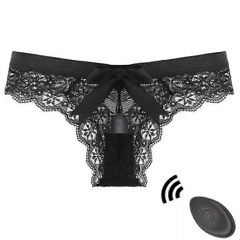 Wireless Remote Control Lace Panties with Rechargeable Device for Women