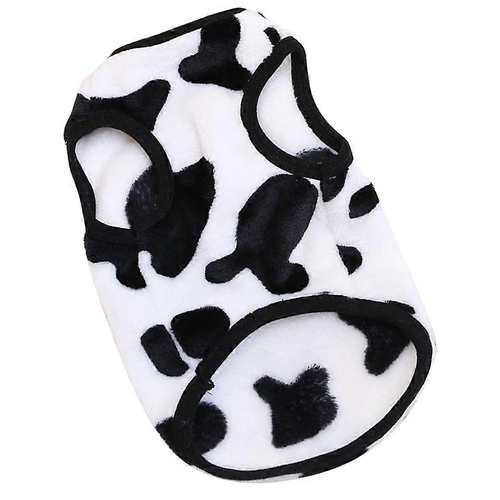 Warm Puppy Vest Vest Shape for Dog and Cat Assorted Fleece Traction Compatible 1Pack