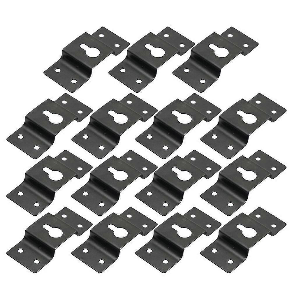 15PCS Speaker Hanger Plate Surround Speaker Wall Hook Hanger Accessories