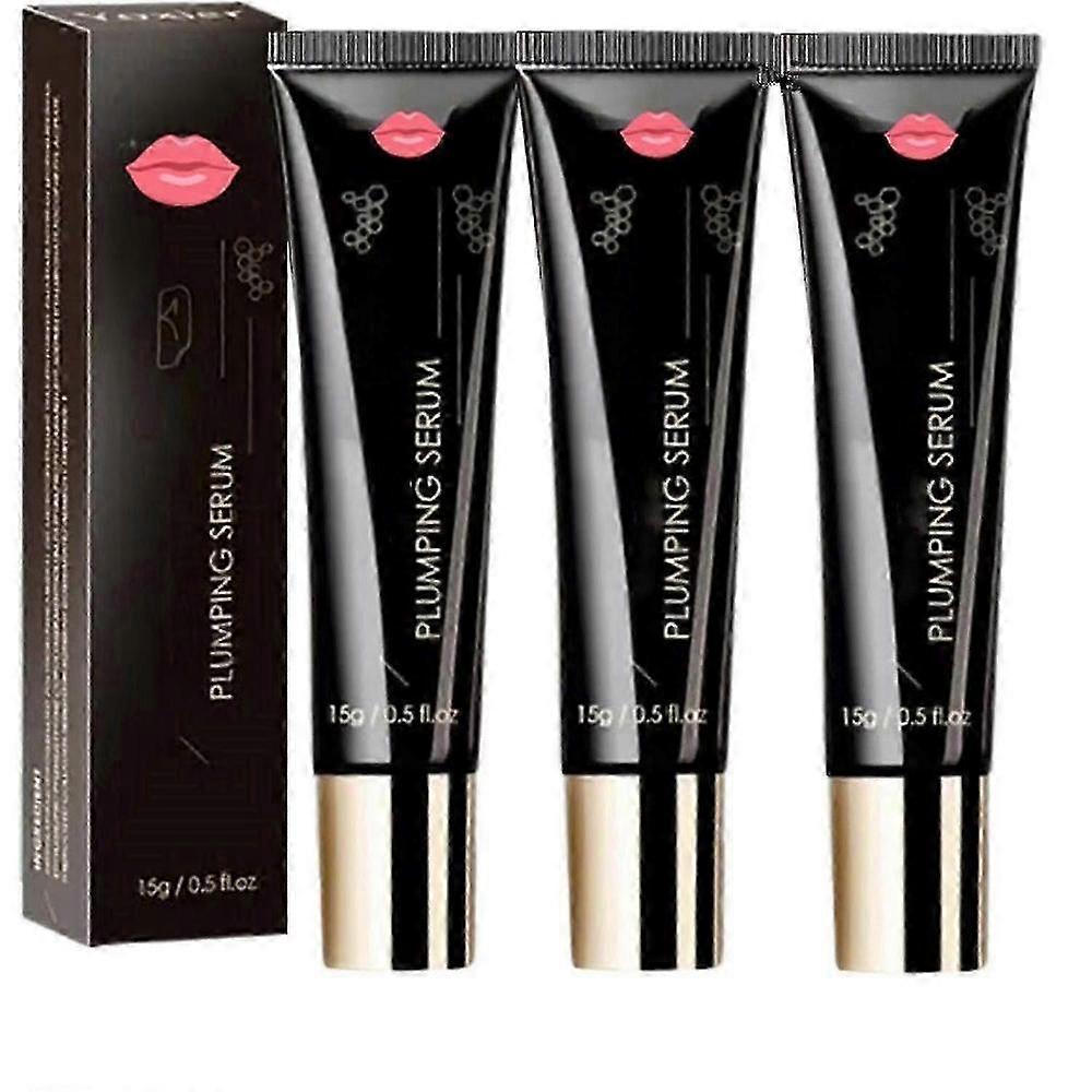 Hydrating Lip Plumping Serum and Gloss Set for Dry Lips
