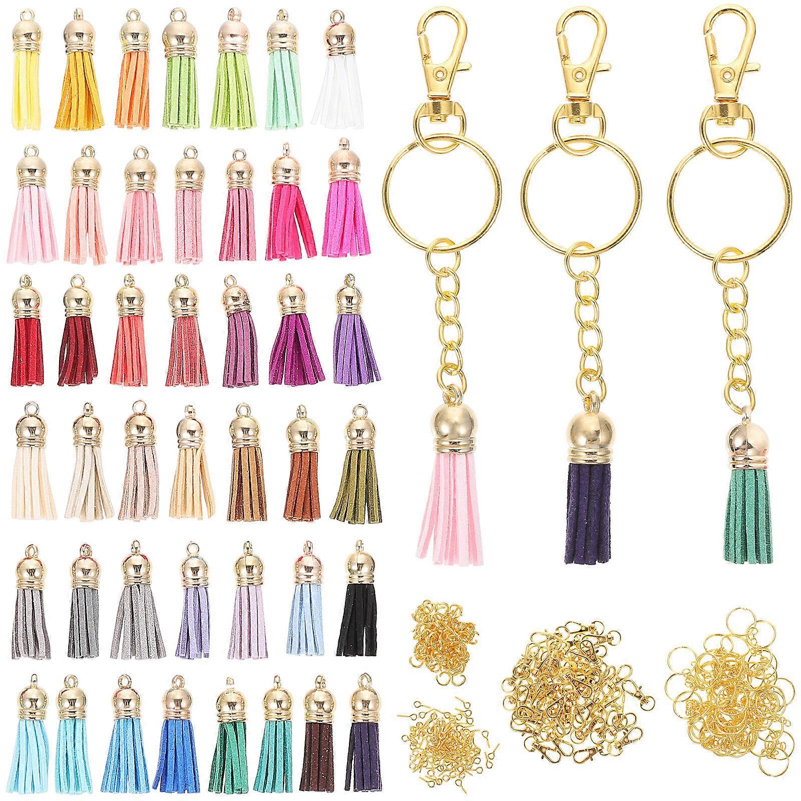 DIY Keychain Tassel Accessories with Lobster Clasp and Golden Alloy for Motorcycle 1 Set