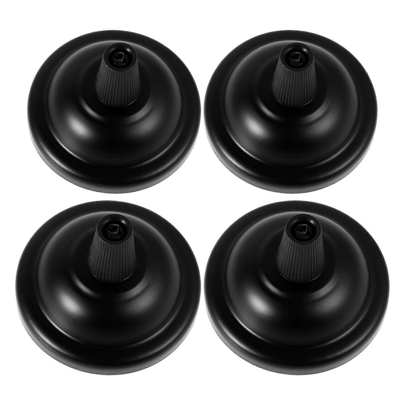 Worgeous 4 Pcs Ceiling Light Mounting Plate Vintage Replacement Canopy Lamp Base