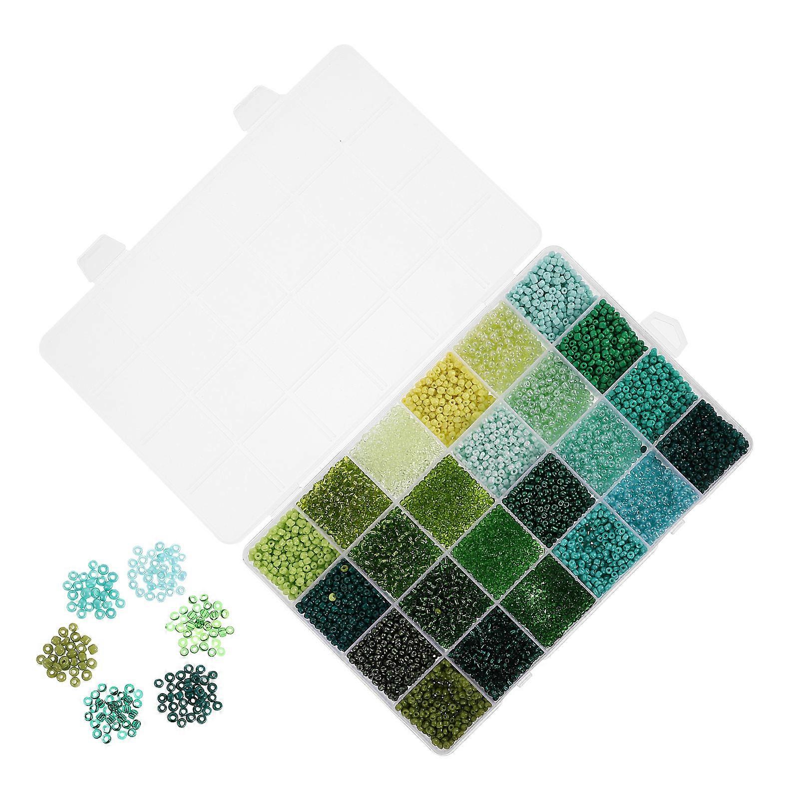Diy Projects Mini Craft Beads Assorted Color 0.30X0.30X0.20cm Small Beads for Bracelets and Necklaces 1 Box