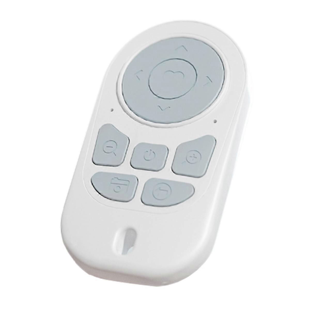 Universal Zoom Multi-Function Remote Control Bluetooth Mobile Phone Selfie Stick for Video Likes E-Book White