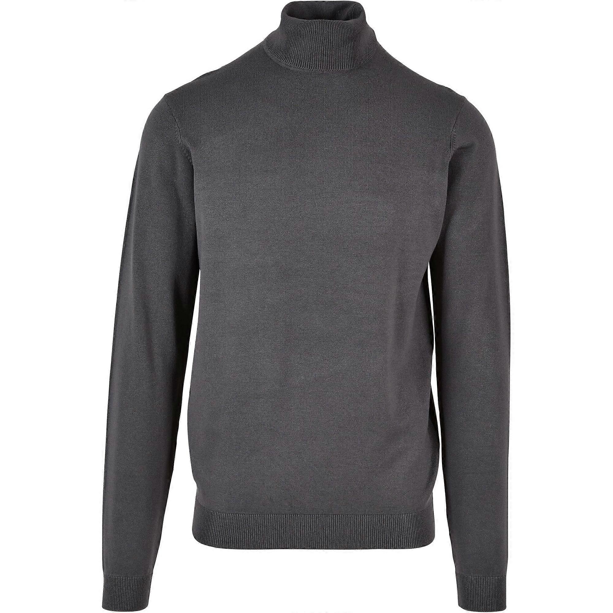 Urban Classics Herren Strickpullover mit Rollkragenpullover