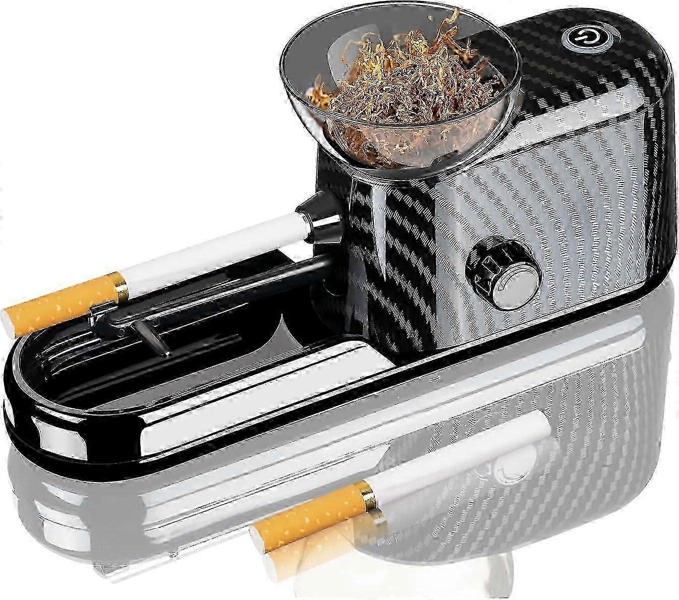 Portable Automatic Cigarette Roller Machine for 8mm Filtered Cigarettes by a Household Electric Injector Maker