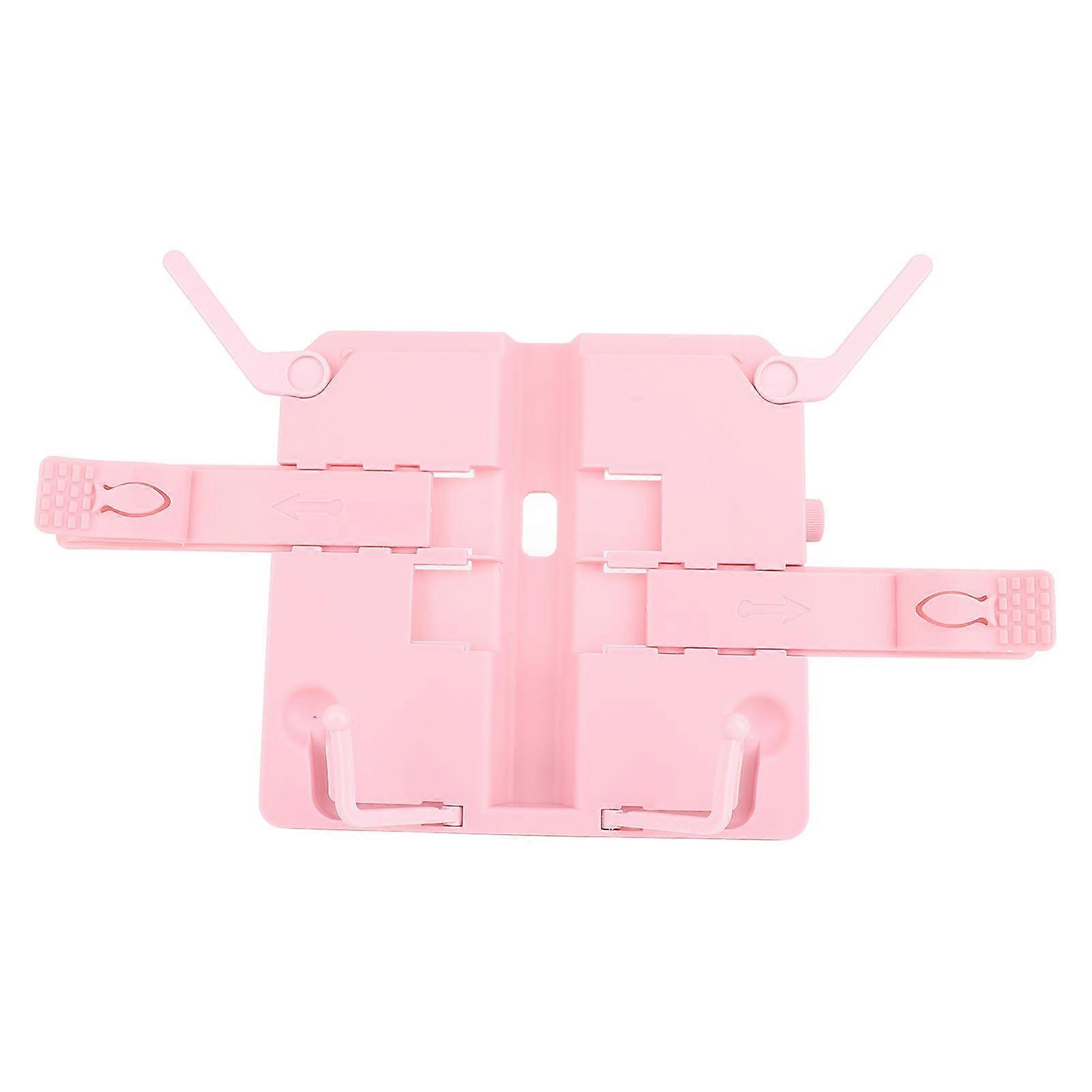 Adjustable Pink Kids Book Stand with Angle Control ABS Plastic