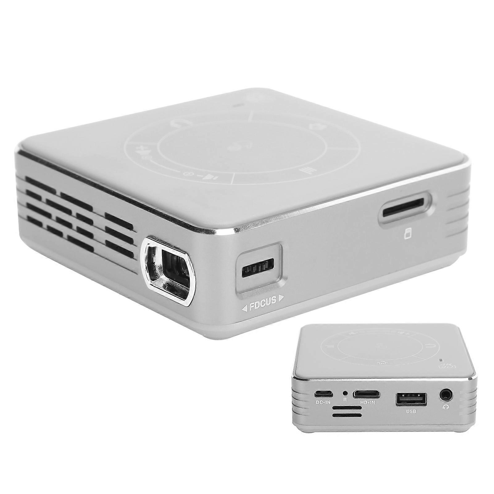 C99 Mini HD Smart Projector 4G+32G Bluetooth Wireless Silver