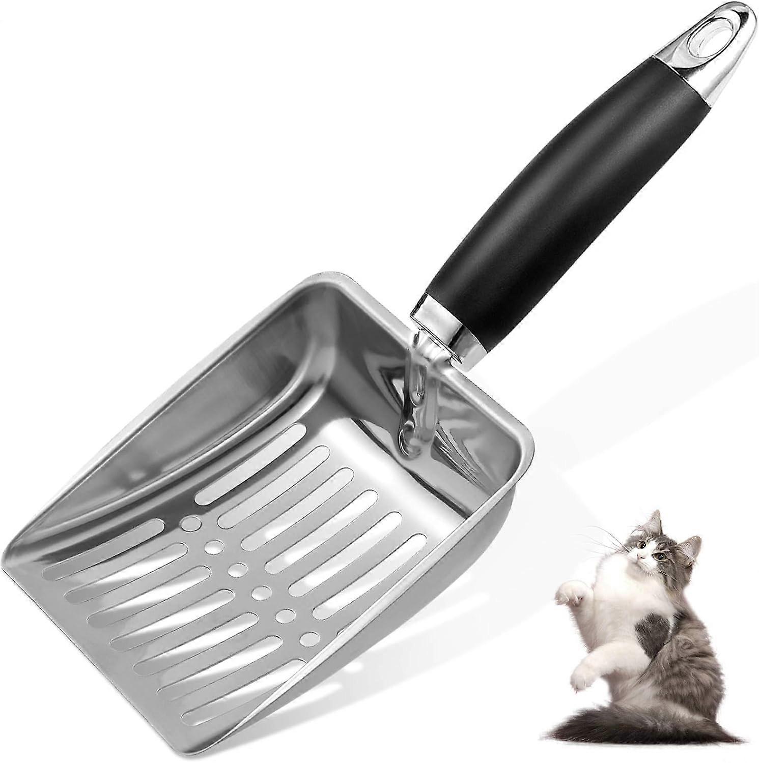 Stainless Steel Cat Litter Scoop - Metal Litter Scoop - Mesh Scoop