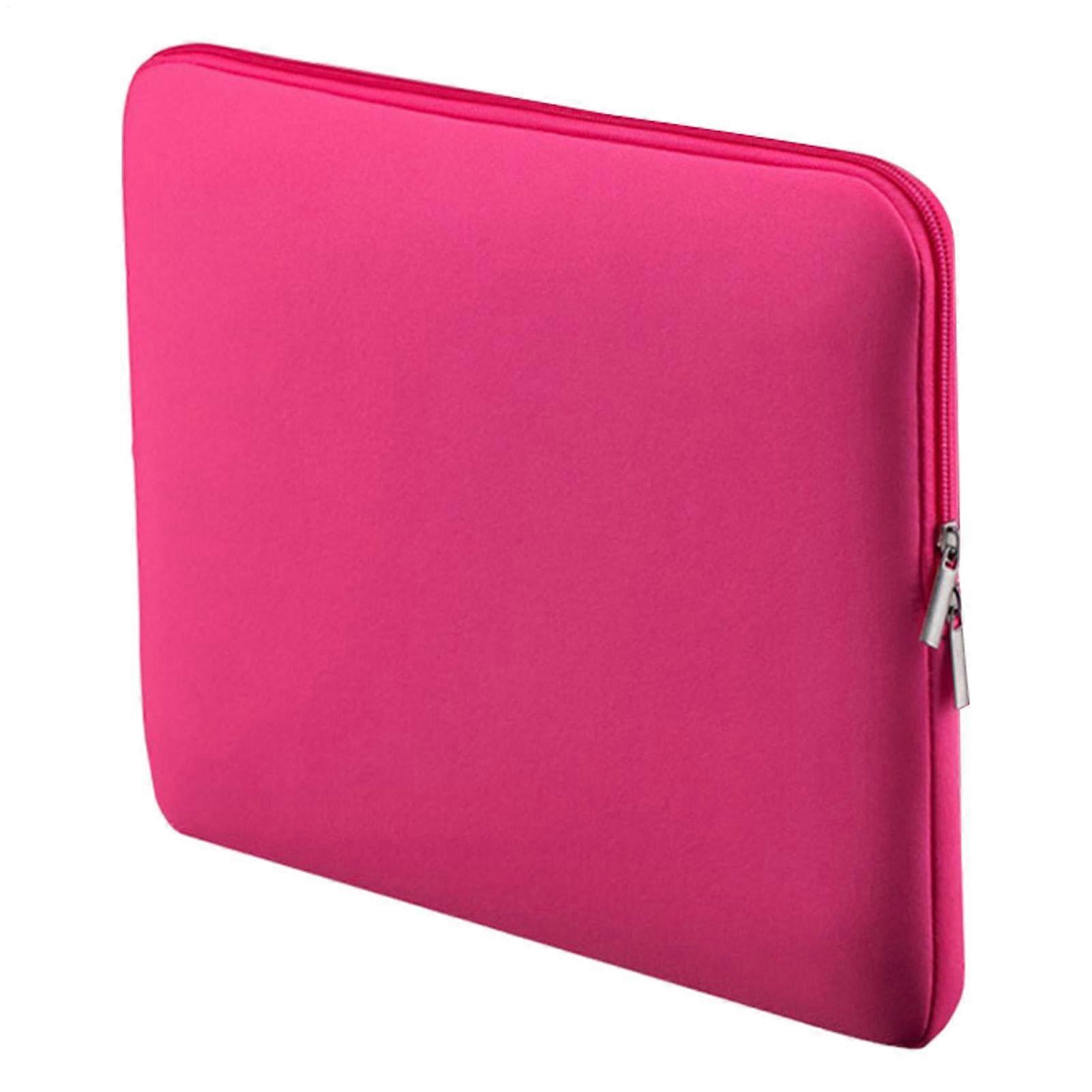 Waterproof Tablet Sleeve, Shockproof, Water-Resistant, Lightweight Notebook Bag Case, Pink, Size M