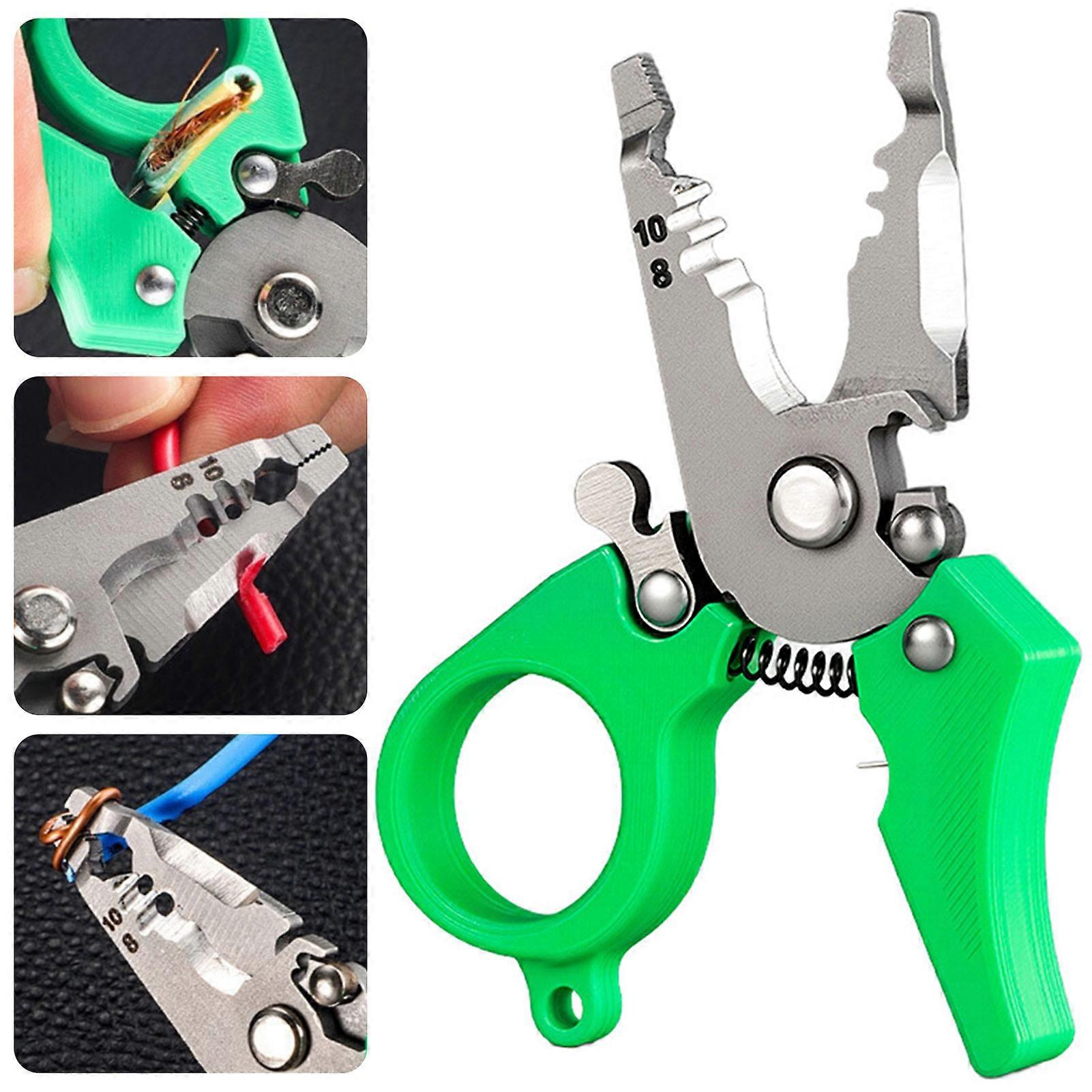 Portable Mini Wire Stripper for Electronics Adjustable, High-Precision Cable Cutter for DIY, Electrical Tasks & Hobbyists