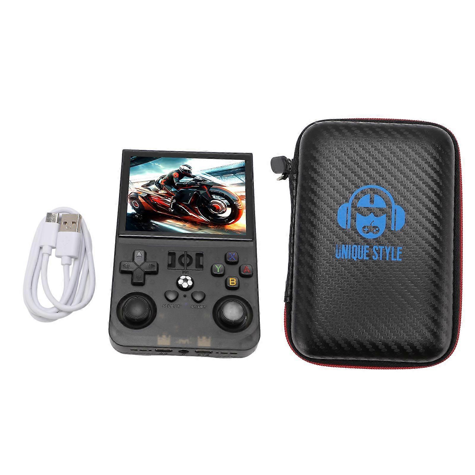 R36PRO Handheld Game Console 3.5 Inch IPS Screen 640x480 Open Source Game Player 4000mAh Battery Supports 60+ Emulator Multiple Games Dual System