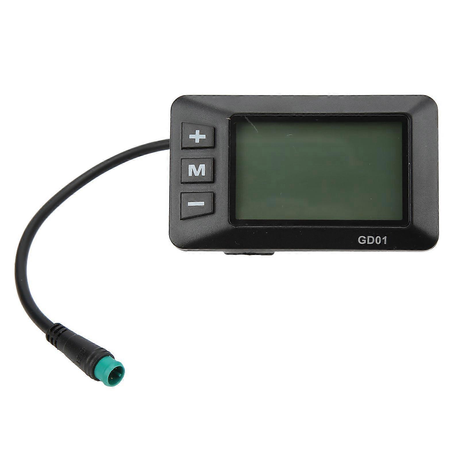 Electric Bicycle Display 36V 48V LCD GD01 Display 5 Pin Waterproof Plug for 22.2mm Handlebar