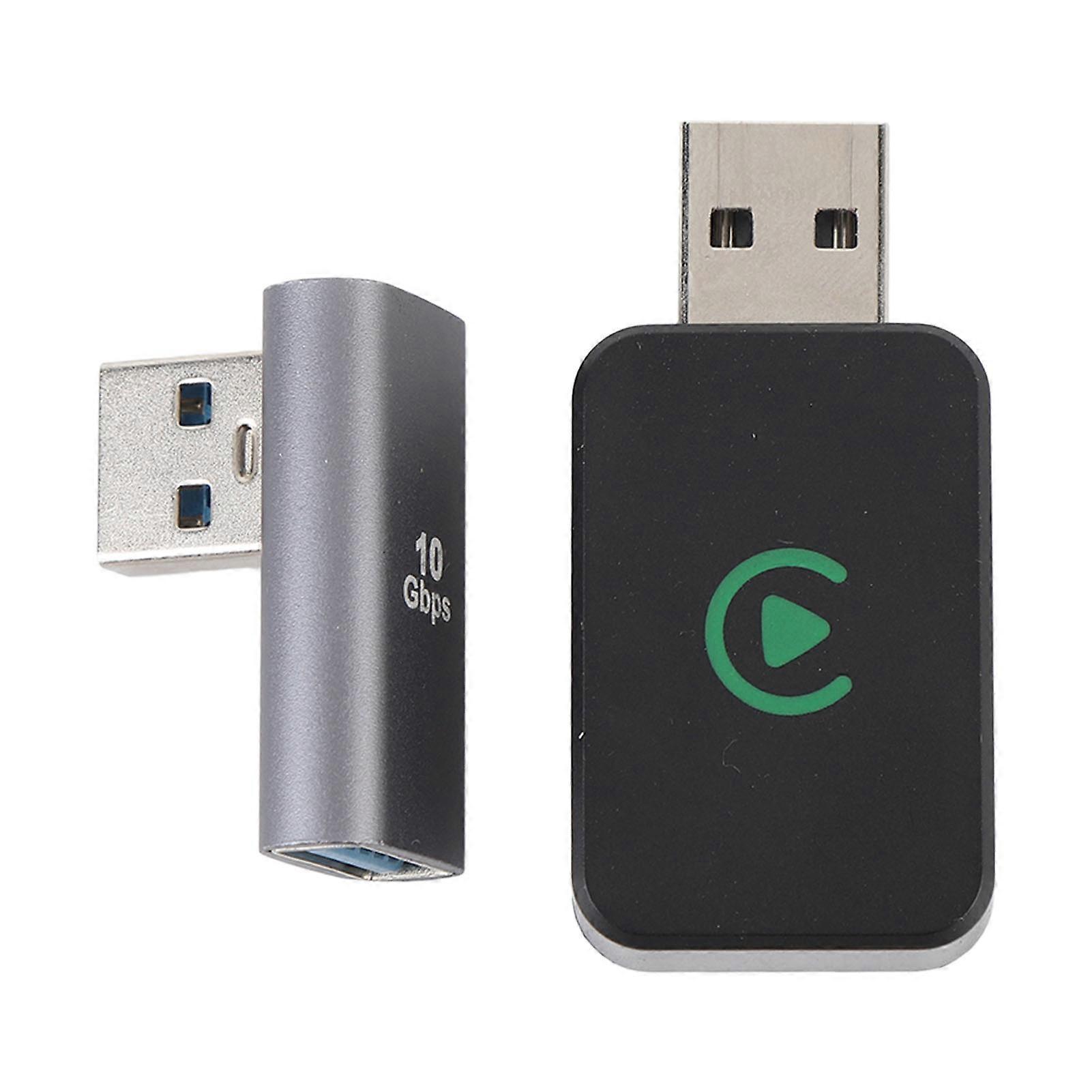 2-in-1 Wireless Adapter CB05 USB Plug & Play for Carplay Android Auto