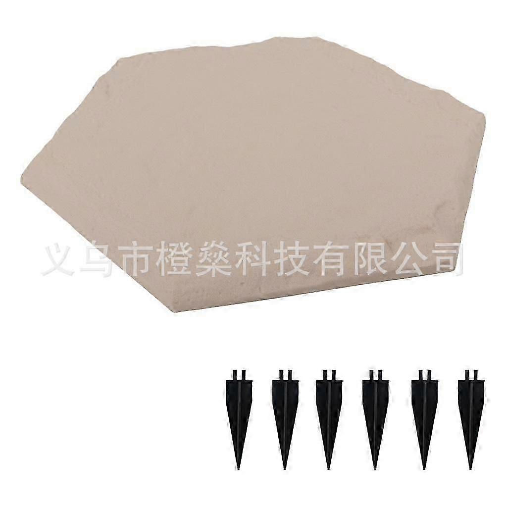 Stake Down Stepping Stones, Non-Slip Stake Down Stepping Stones Square Outdoor