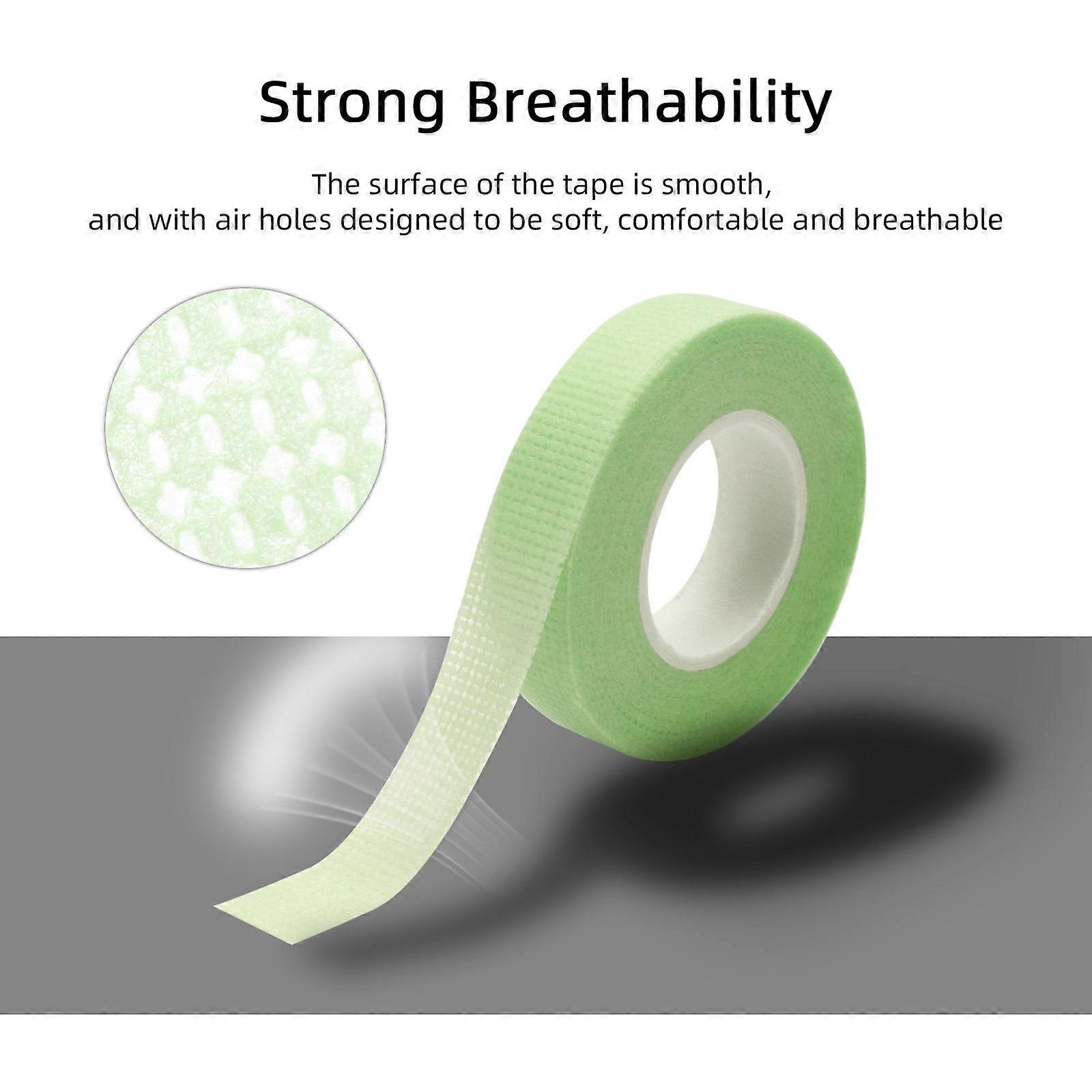 20 Rolls 9M Breathable Adhesive Tape for Eyelash Grafting Easy Tearing 1.2cm Wide Non-Woven Fabric for Eyelash Extension