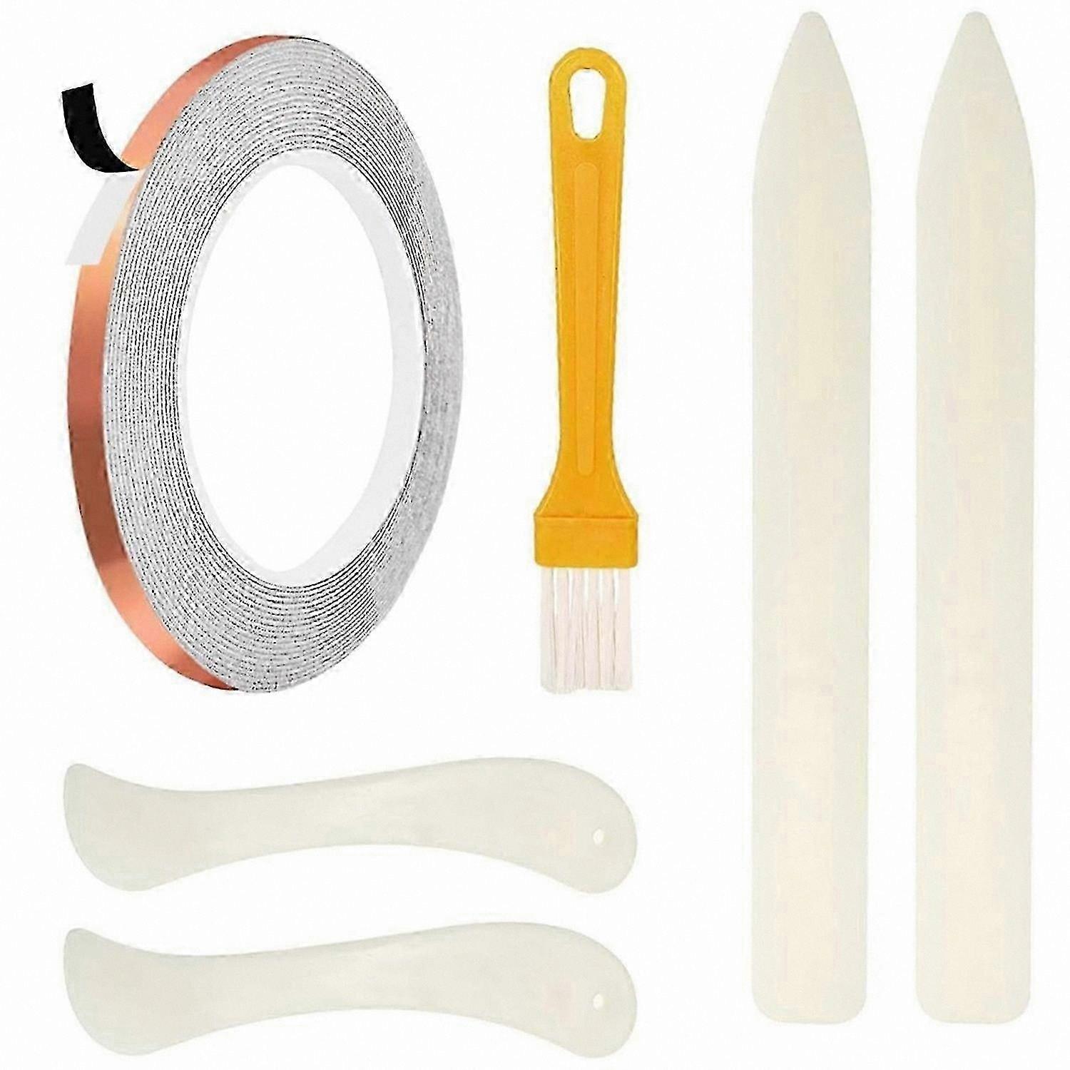 Copper Foil Tape with Black Backing for Stained Glass, 56 Yards per Roll, 2 Mil Thickness