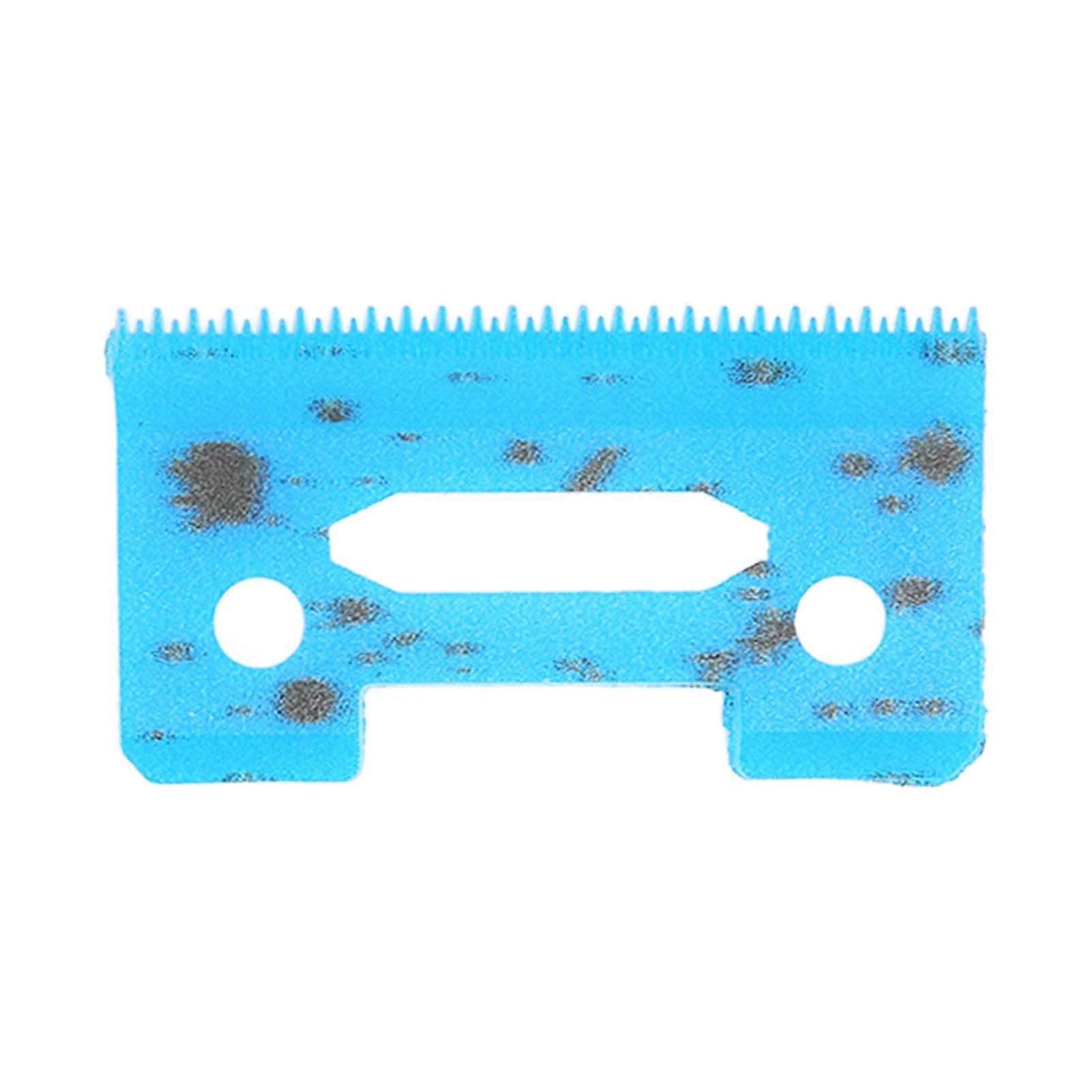 Lame de rechange pour tondeuse à cheveux électrique, dents incisives, en céramique, bleu