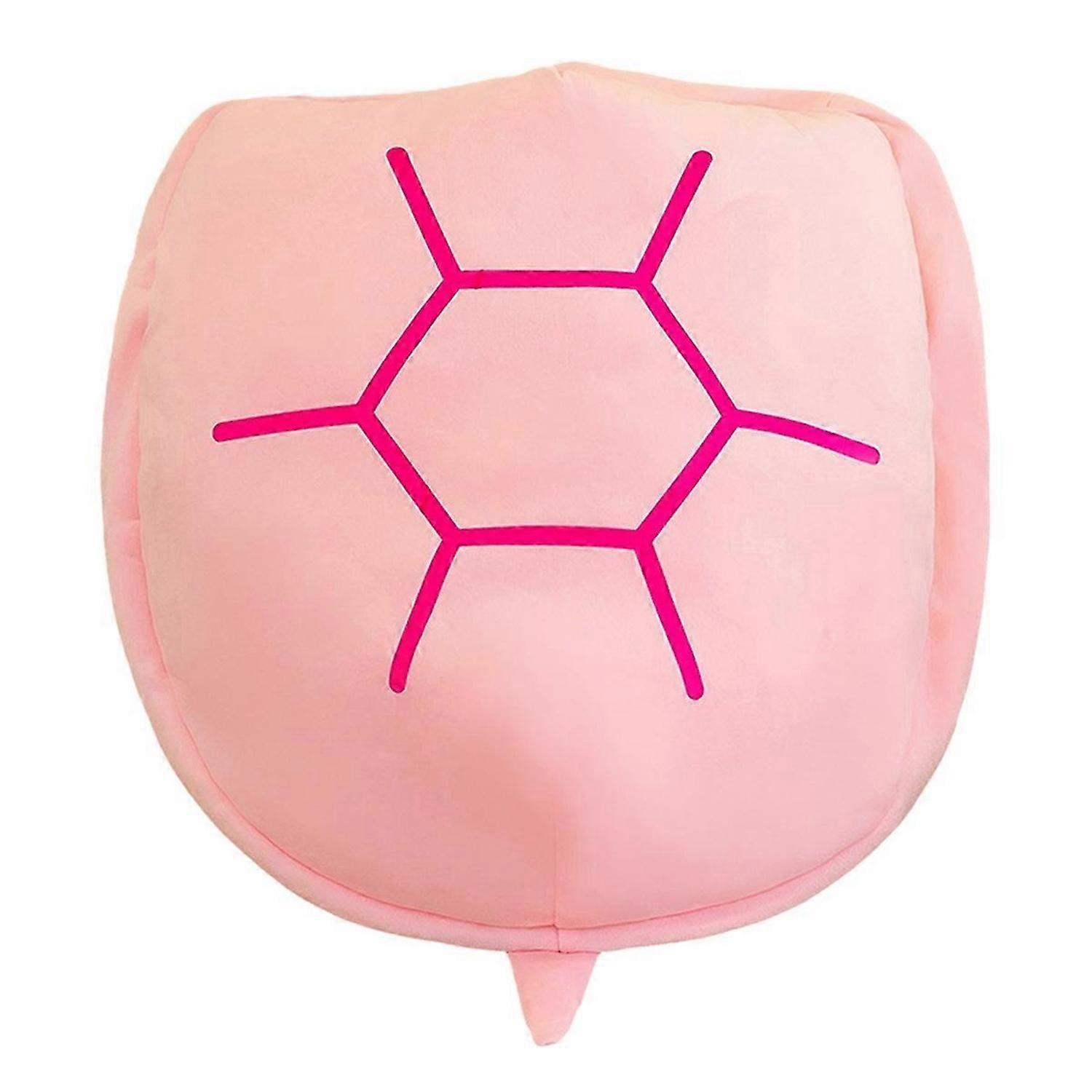Turtle Shell Doll Pillow Funny Wearable Plush Toy Pink