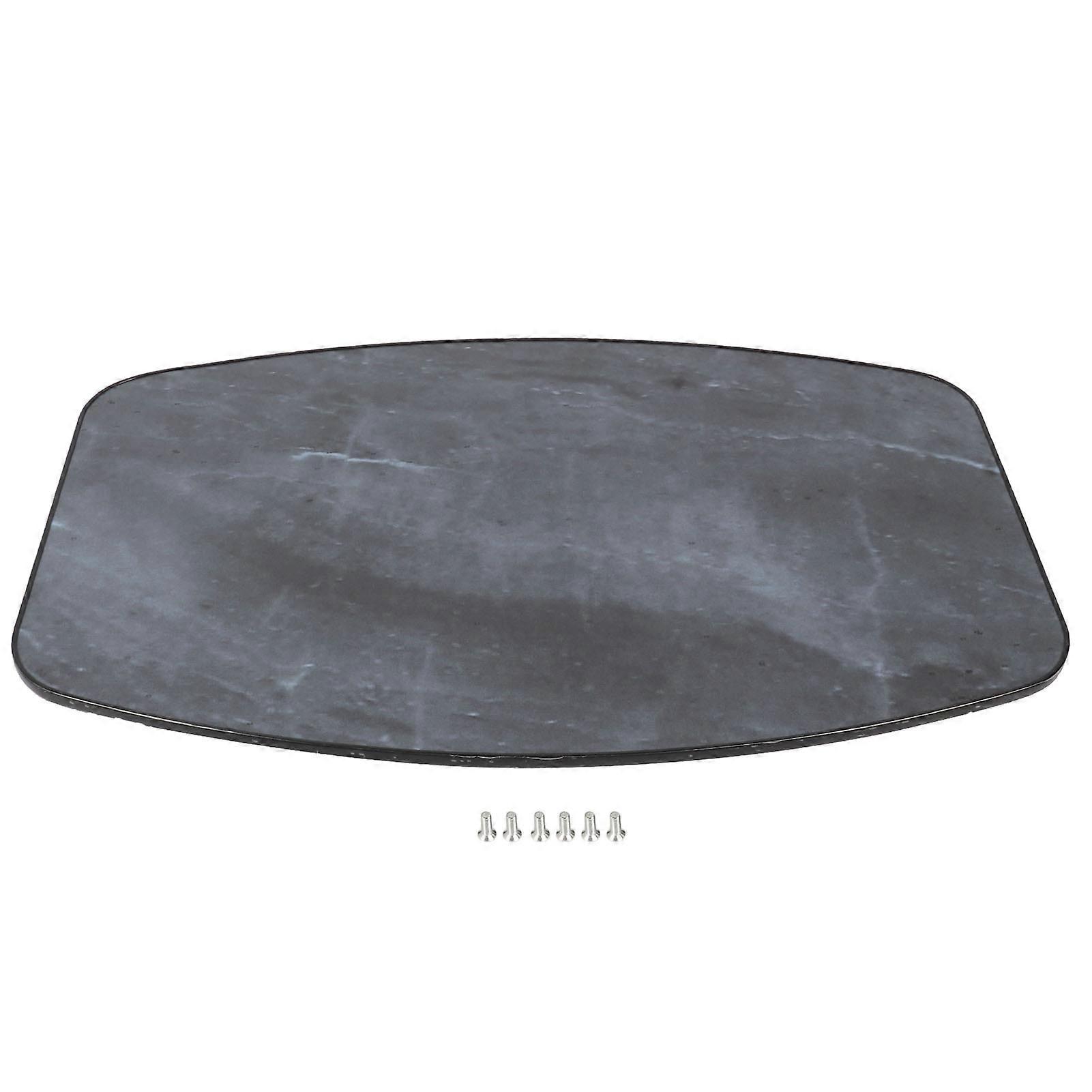 24" x 15" Rectangular RV Table Top Solid Wood Desk Panel for Deck, Pontoon, Camper, Blue