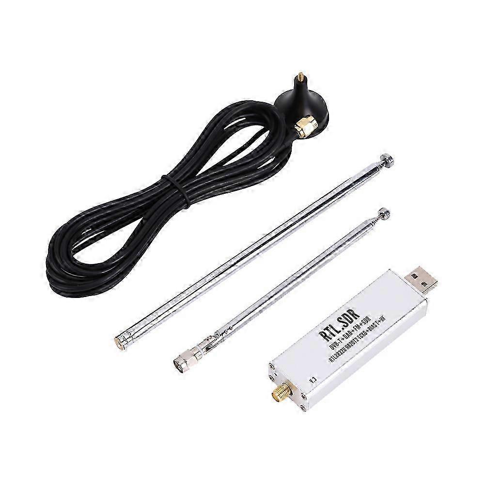 For RTL SDR V3 R820T2 RTL2832U 1PPM TCXO SMA RTLSDR with Multipurpose Antenna