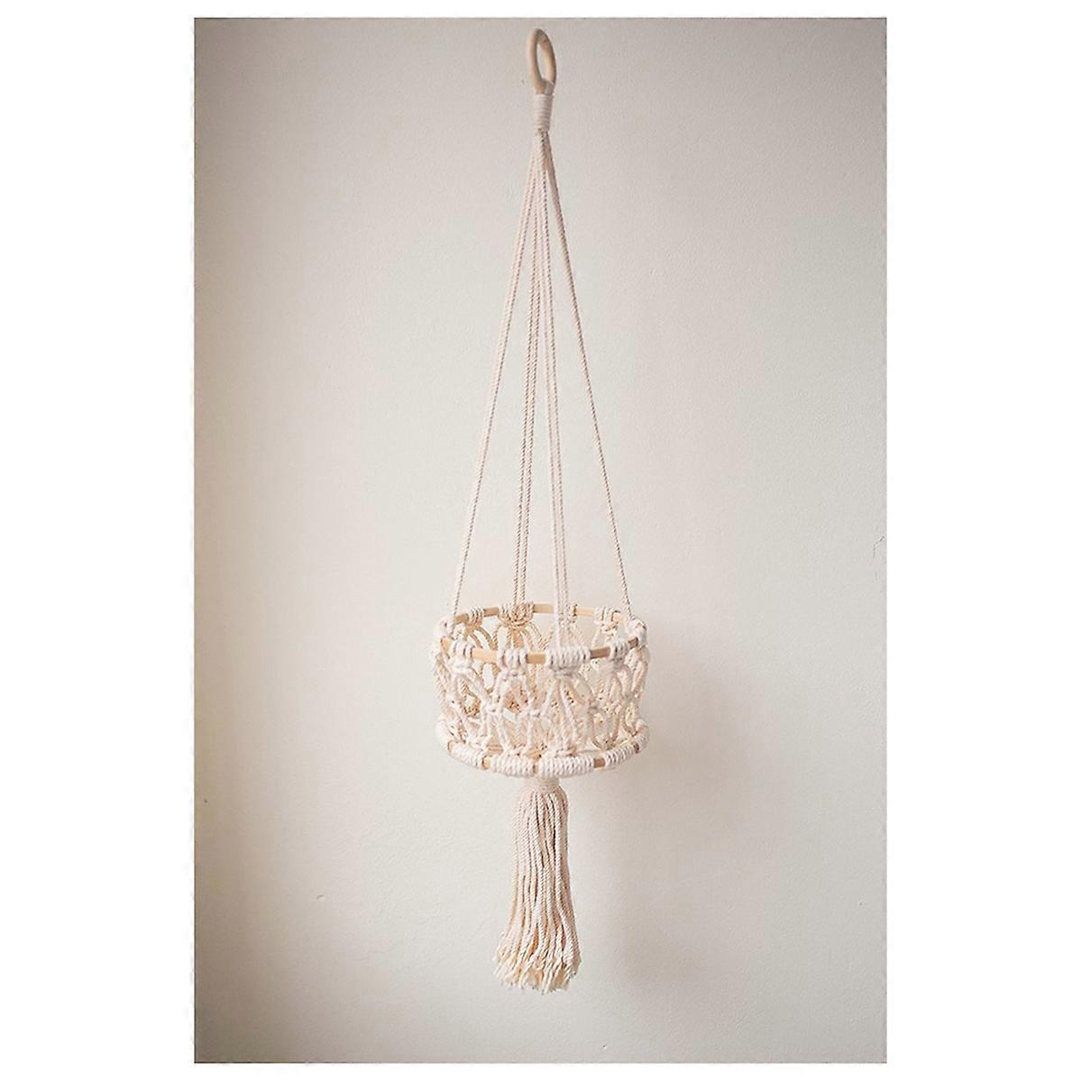 Tassel Hanging Basket Bohemian Home Decor B