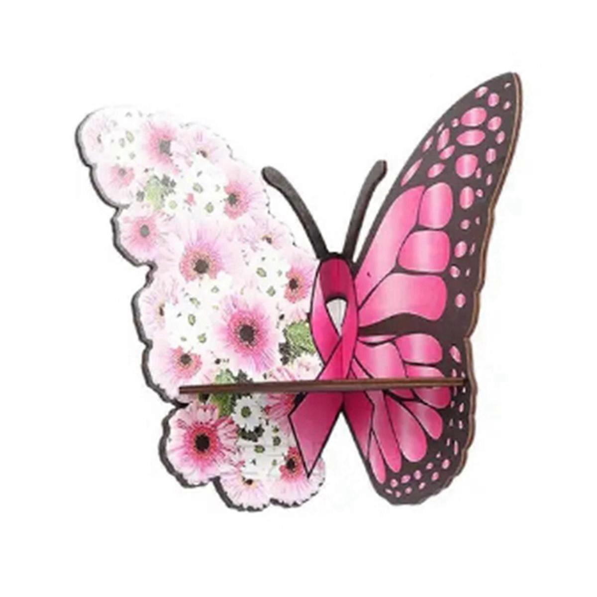 Butterfly-shaped Wall Mount Corner Shelf C