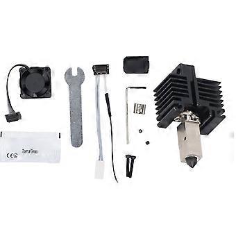 Hotend Kit 0.2mm Gehard Stalen Nozzle Extruder Hot End met 2510 Ventilator voor Bambu Lab P1P P1S 3D Printer