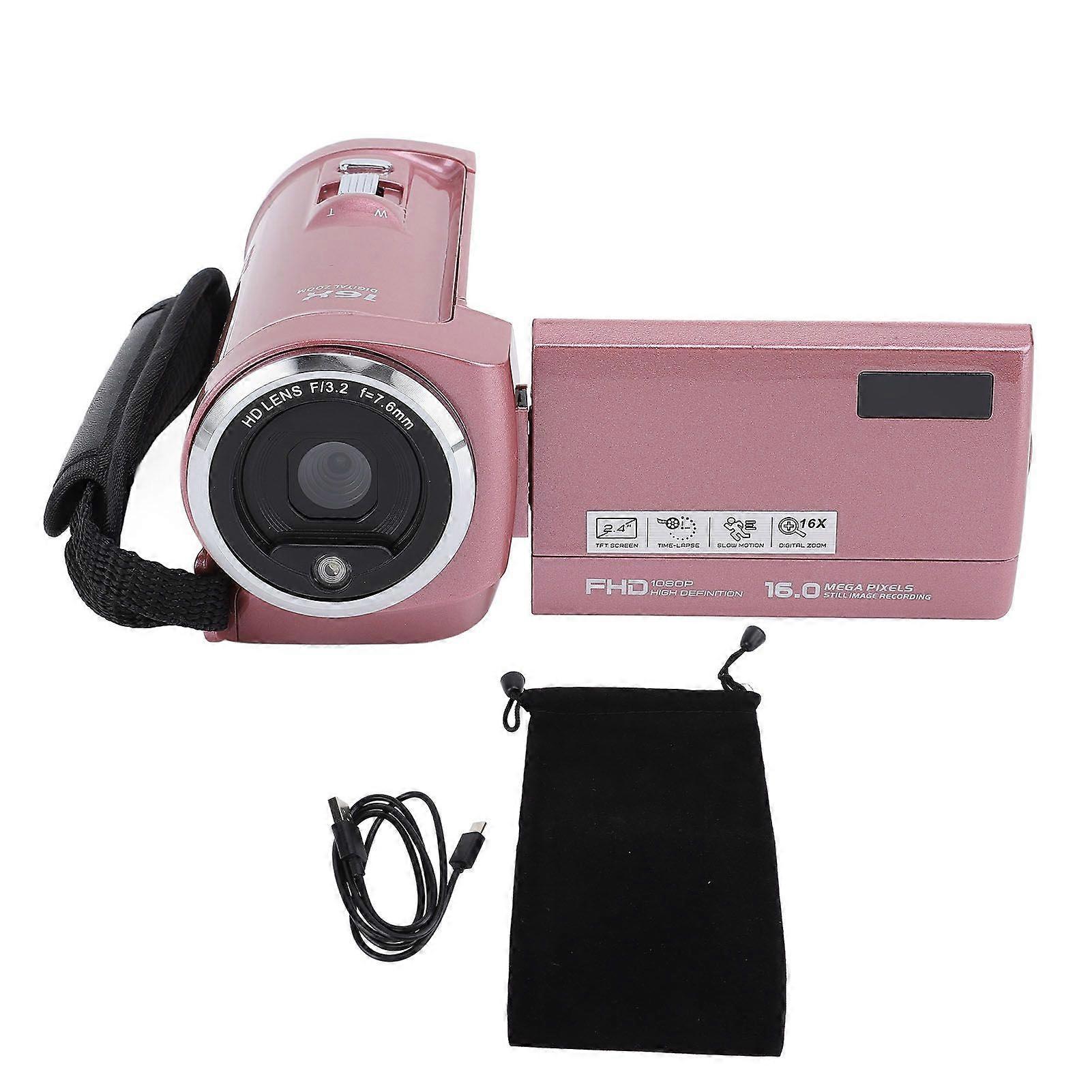 2K 48MP Digital Camera 2.4 Inch 16X Zoom 270 Degree Rotating Screen Loop Recording Video Recorder