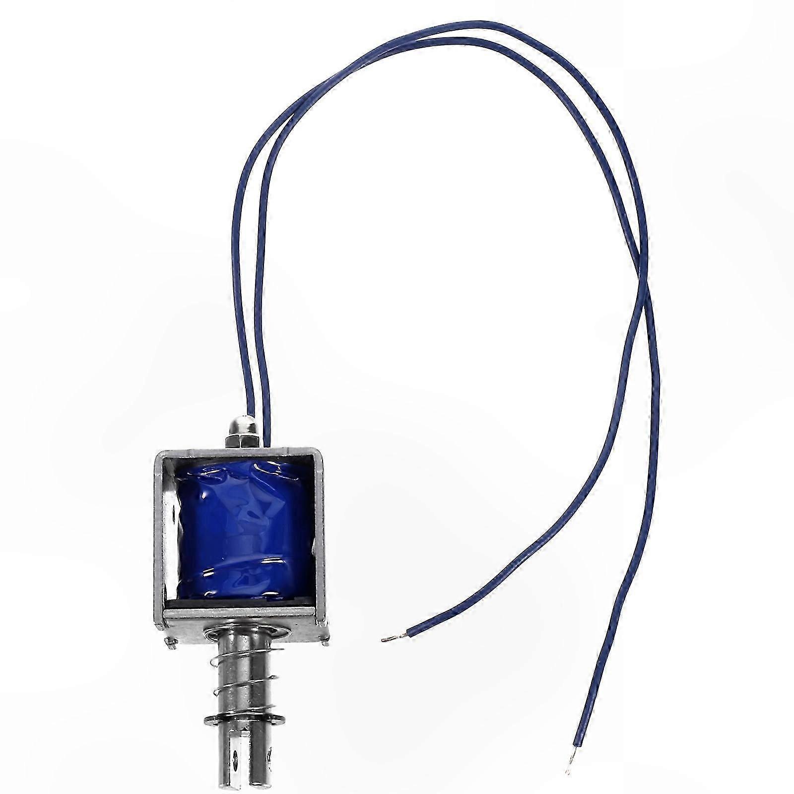 12V 1.1A Open Frame Electromagnet Solenoid Component for DIY Projects