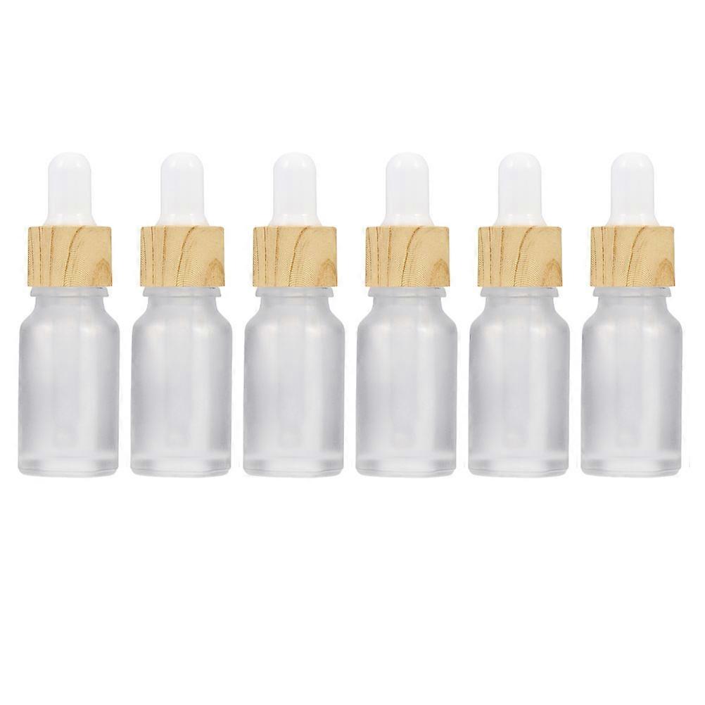 Essential Oil Bottle Glass Dropper for Refillable Use 6Pcs 10ml Set