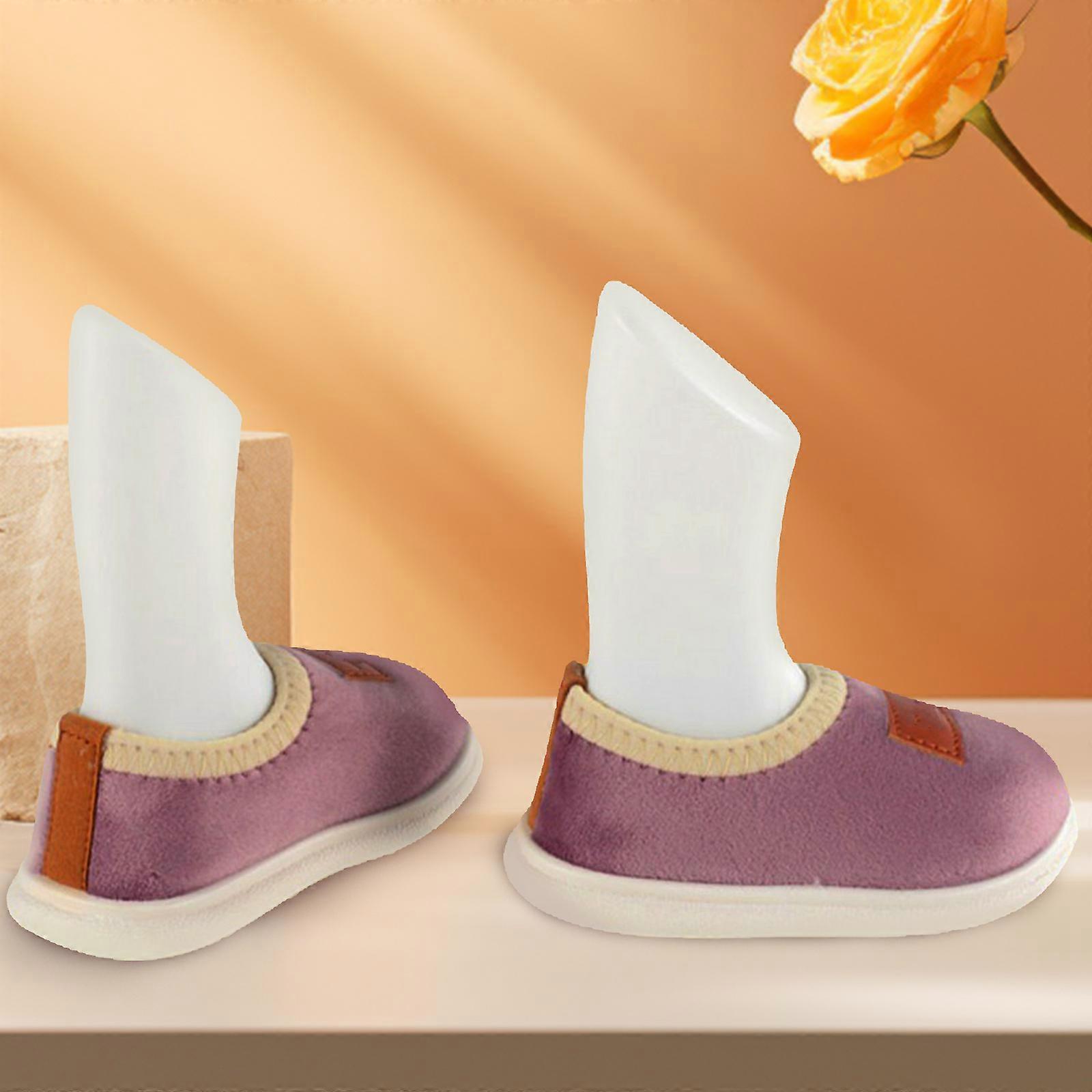 Feet Model Mannequin Shoe Display for Shop Use 12Pcs White Plastic Models