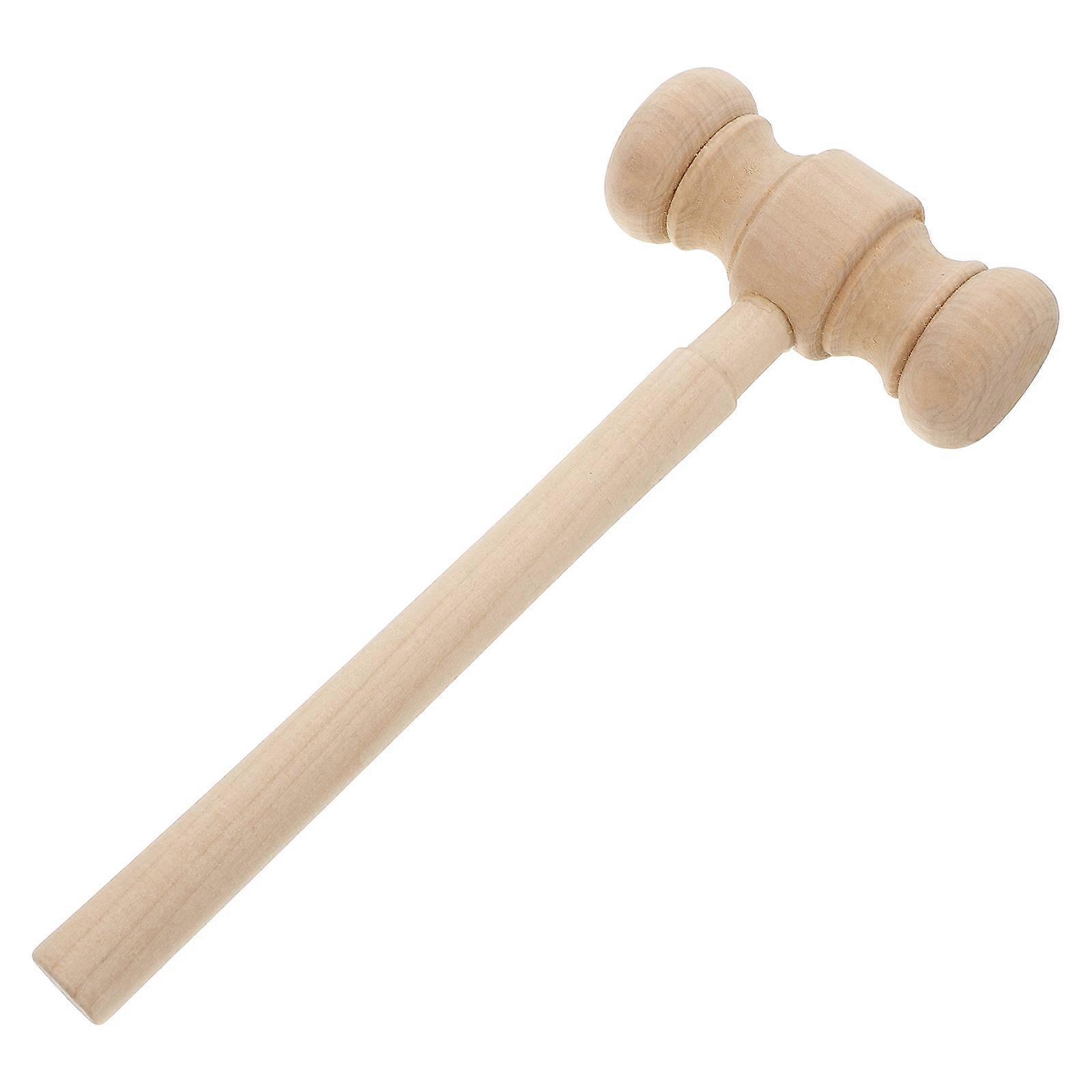 Wooden Gavel Toy Judge Hammer for Playing Kids Cosplay Fun