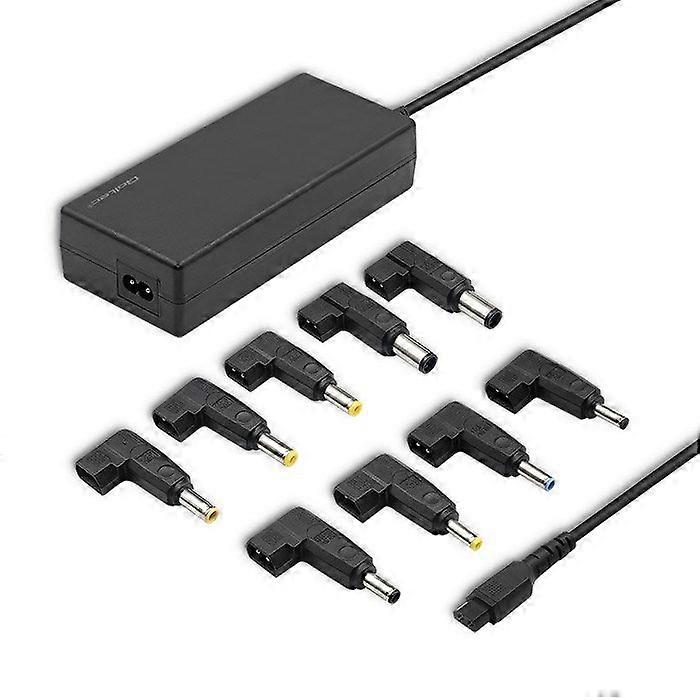 Qoltec 50012 Automatisches Universal-Netzteil 90w | 9 Plugins | +Stromkabel