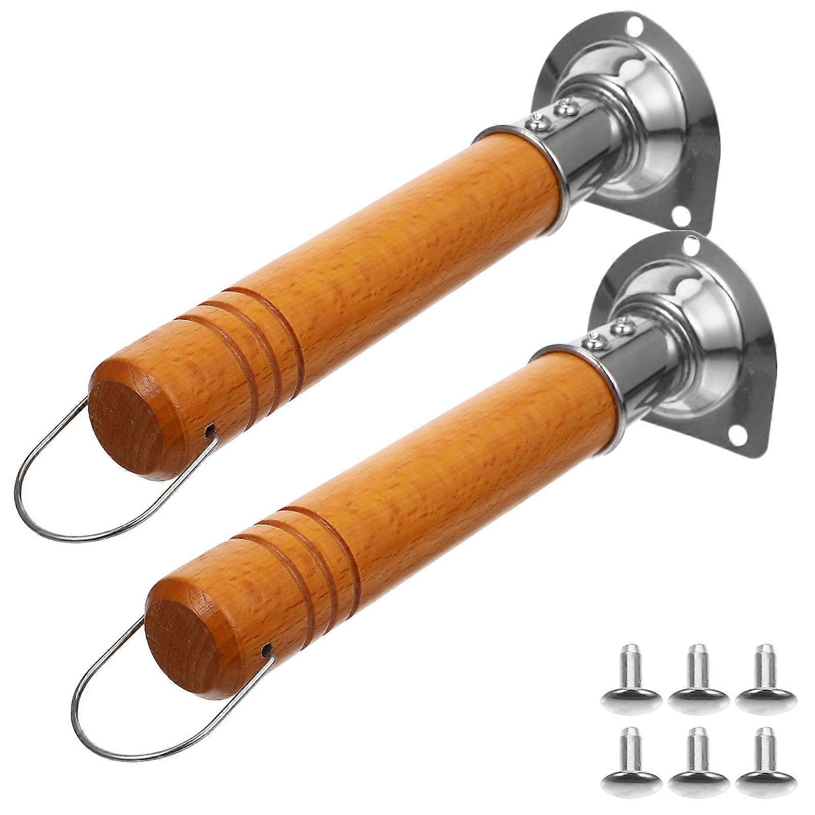 Wooden Pan Handle Replacement for Pot Handle Cookware 6Pcs