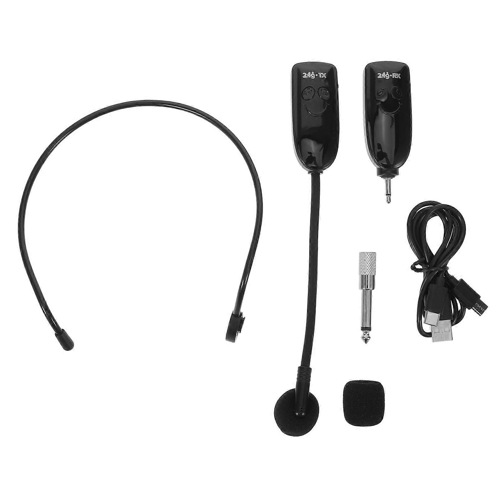 Teacher Wireless Voice Amplifier with Portable Headset Microphone 5Sets