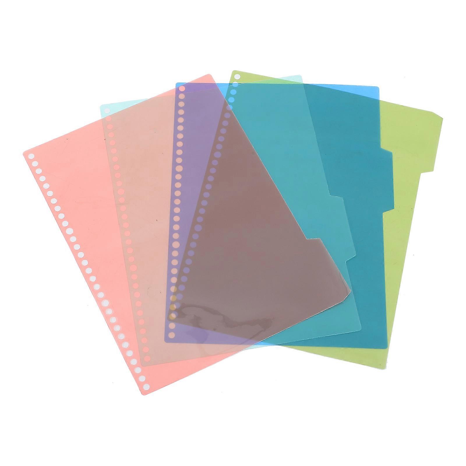 Page Dividers with Tabs 12 Pcs A4 Size Plastic Binder Dividers Ideal for Daily Use Categorization