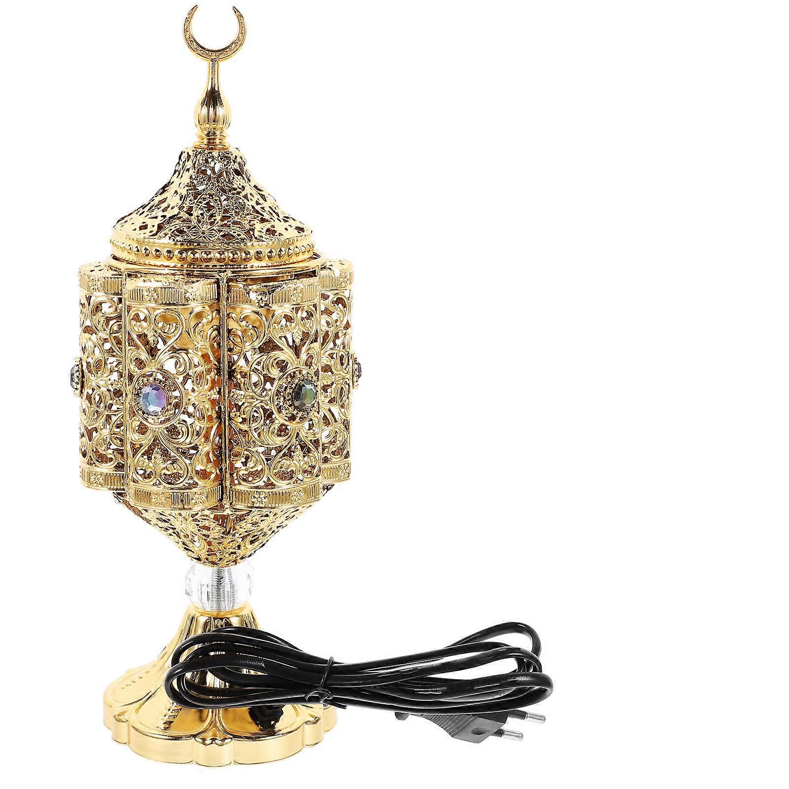 Decorative Electric Resin Burner Metal Scent Diffuser Home Decor Square Shape 1Set