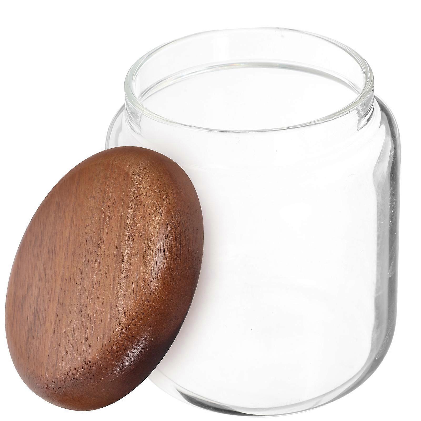 Glass Sealed Jar with Airtight Function 380Ml for Kitchen Food Storage