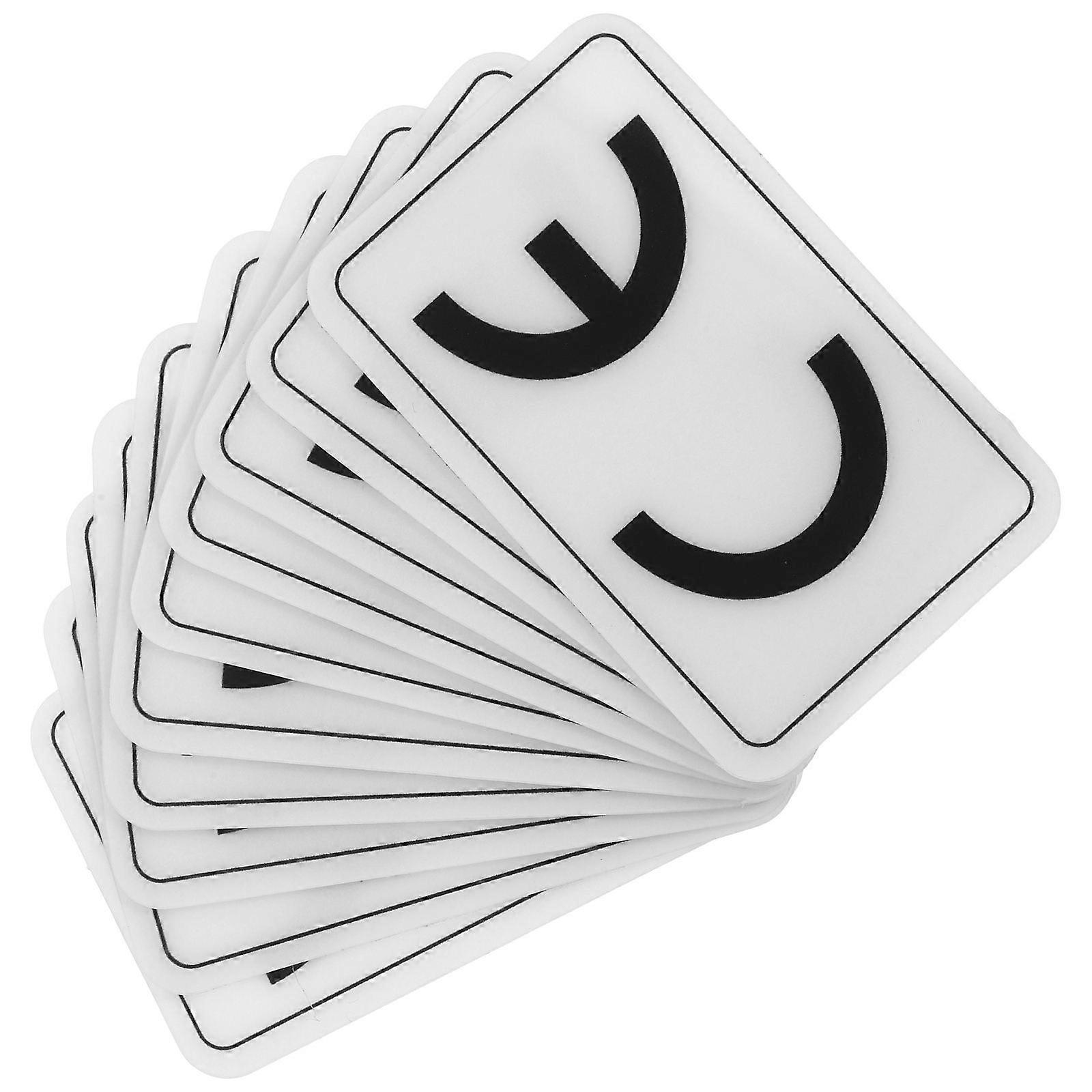 Adhesive Warning Stickers Machinery Safety Decals for Factory 10Pcs Set
