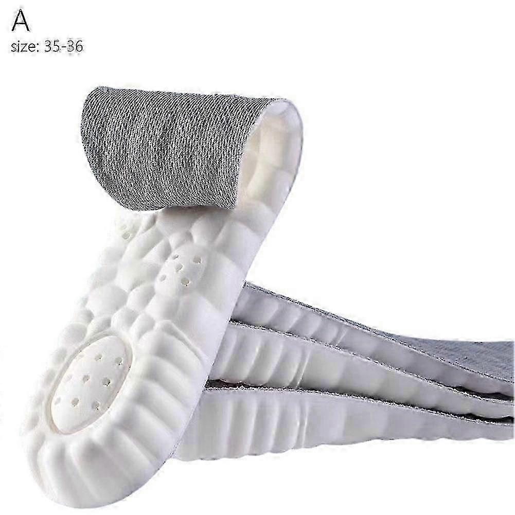 Breathable 4d Soles - Unisex Shoe Insoles, 4d Cloud Technology Insole