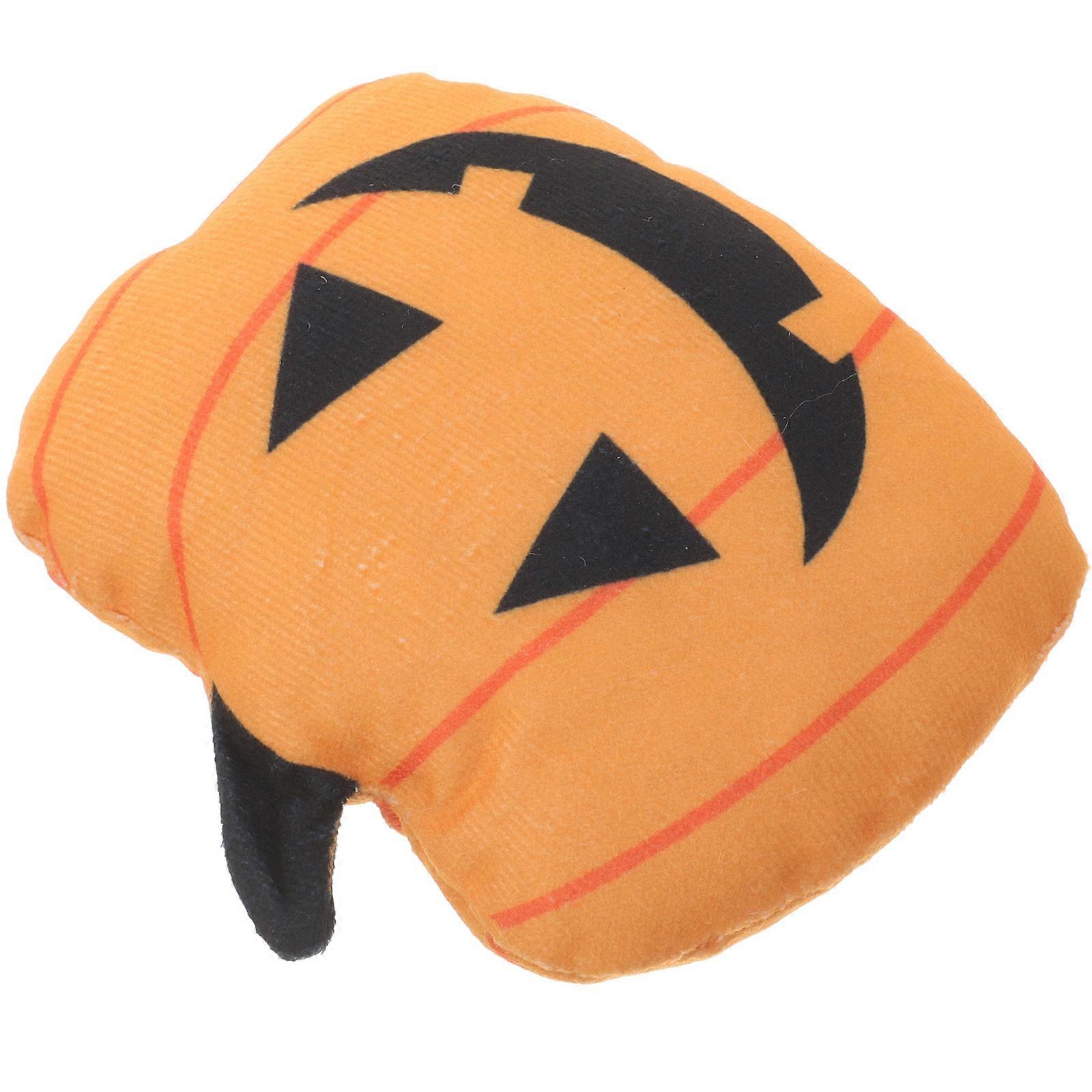 Interactive Cat Teething Toy 2Pcs Plush Catnip Chew Toy For Pets Designed For Indoor Outdoor Playing With Cartoon Pumpkin Shape