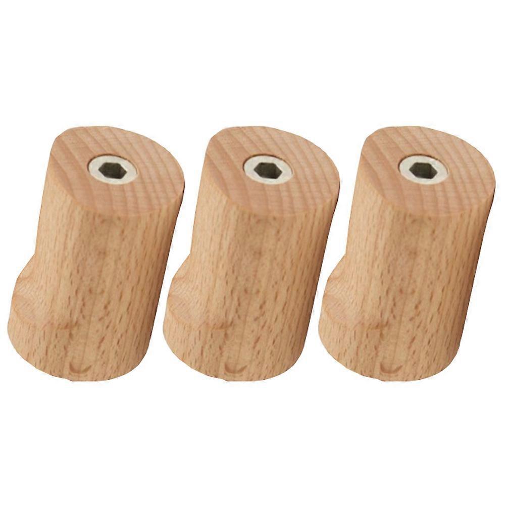 Wall Mounted Hook 2 Sets 3 Pcs Simple Style Clothes Storage Hooks Home Users Occasion 5x3.5 Cm