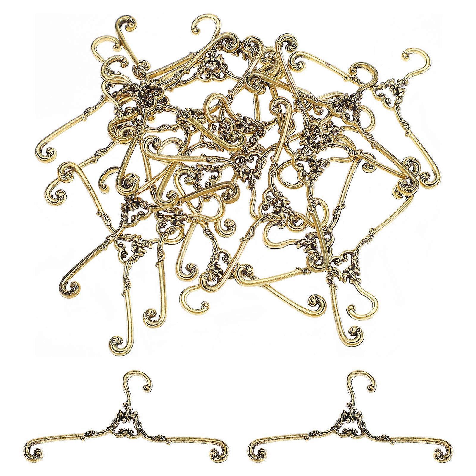 Hangers Doll Clothes Rack for 24Pcs Tiny Doll Clothes Display
