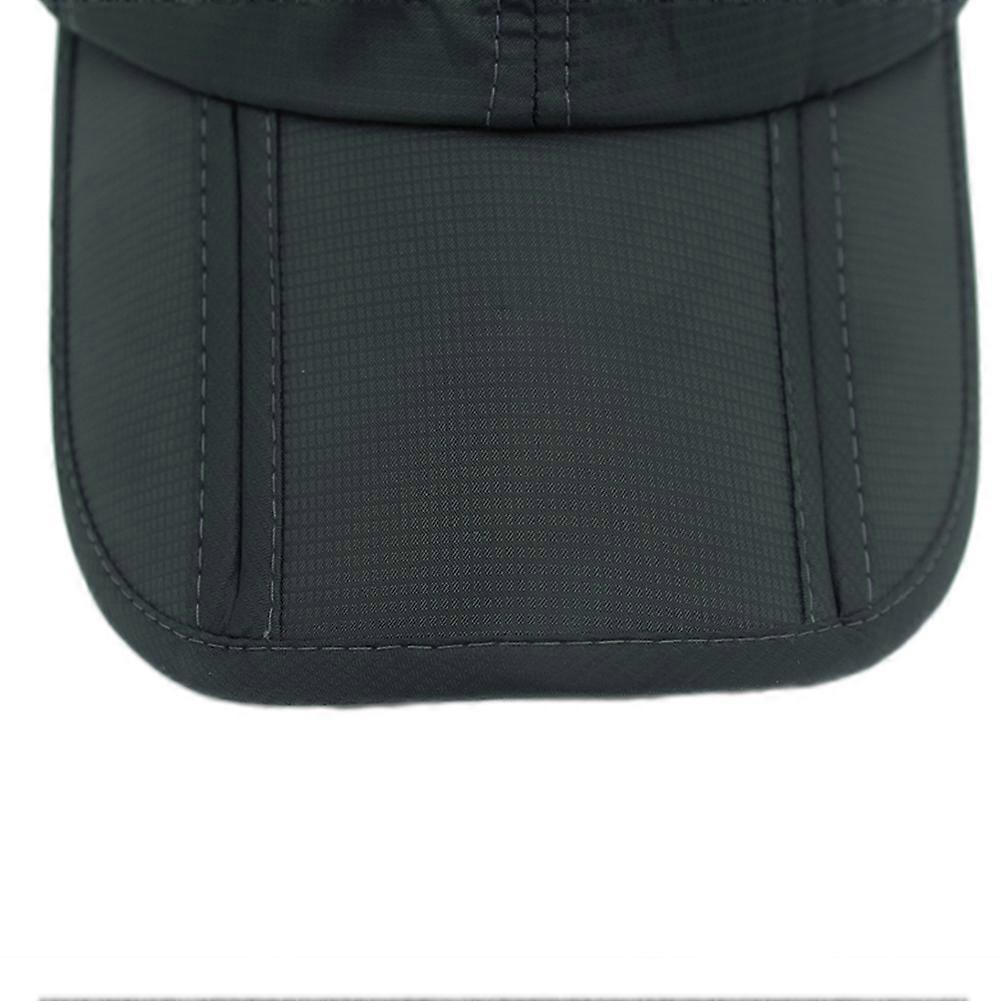 Fishing Caps Folding Sun Hat for Sun Block 2Pcs Quick-Drying Grey Waterproof Hat
