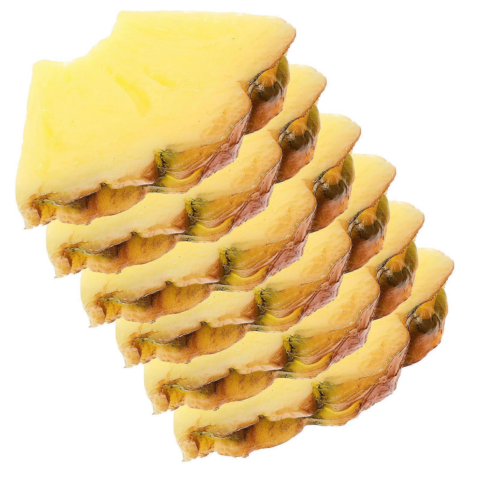 Artificial Lifelike Fruits Slices Decorative Fake Fruit for 12Pcs Set