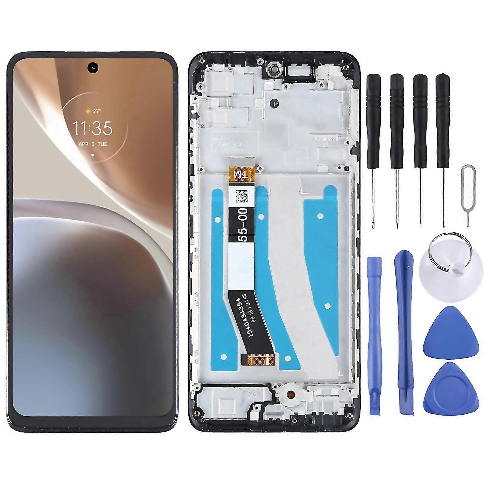 For Oem Lcd Screen For Motorola Moto G32 Digitizer Full Assembly With Frame