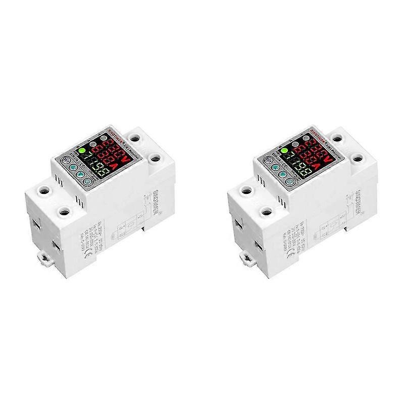 220V Adjust Voltage Relay over Under Voltage Protector over Current Limit Wattm KWH Energy Meter Po
