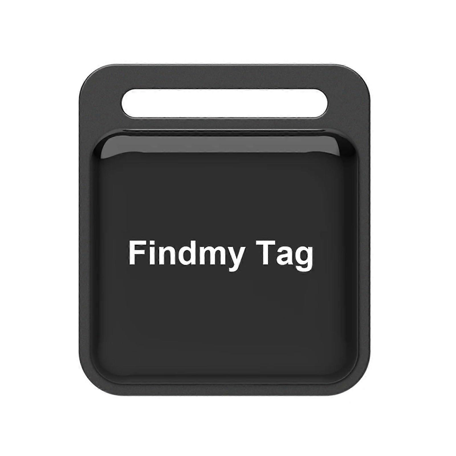 Wireless Mini GPS Tracker AntiLost Alarm Key Finder Bag Wallet Smart Tag Black Square